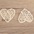 thumbnail image 3 of Corazón De Ratán Bola De Ratán Decoración 6 Uds DIY Decorativo En Forma De Corazón Bola De Ratán Ornamento Decoración Para Fiesta De Boda Blanco ANGGREK Otros, 3 of 8