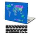 thumbnail image 1 of KSK KAISHEK Only for MacBook Pro 16 inchs Case 2023 - 2021 Release Model A2780/A2485, Plastic Hard Shell Case Cover + Black Keyboard Cover, Geography 48, 1 of 5