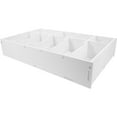 thumbnail image 1 of SOPOTUTU Space Saving Cash Drawer Insert Tray with PVC Plastic Construction for Money, 1 of 7