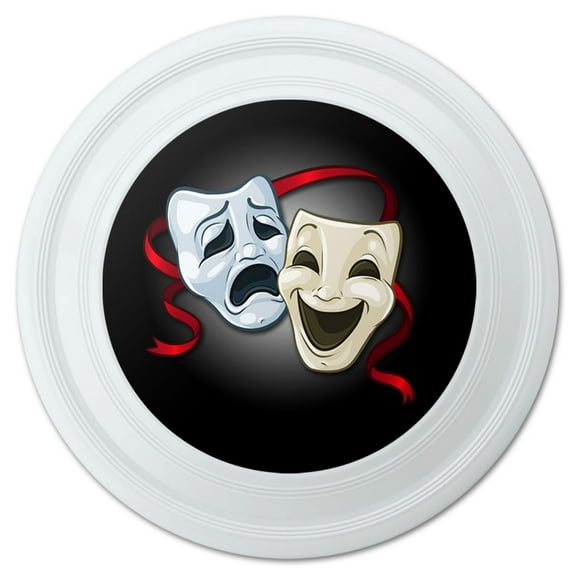 Drama Comedy Tragedy Masks Theater Novelty 9" Flying Disc