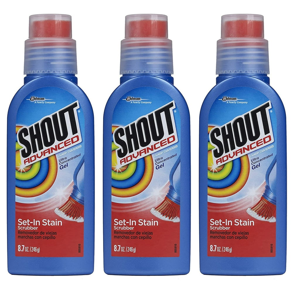 Shout Advanced Ultra Concentrated Gel SetIn Stain Brush Laundry Stain