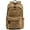 khaki, variant on Waterproof Oil Wax Canvas Retro Backpack, Outdoor Travel Fashion Backpack