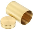 thumbnail image 4 of 1pc Brass Food Sealed Tin Snack Tea Storage Container Cereals Canister, 4 of 8