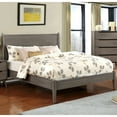 thumbnail image 3 of Furniture of America Coop Mid-century Modern Grey Wood 4-Piece Platform Bedroom Set by  Eastern King, 3 of 5