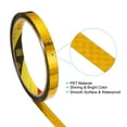 thumbnail image 3 of Uxcell 10mmx30m Prism Tape Holographic Reflective Self Adhesive Decor, Gold 2 Pack, 3 of 5