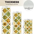 thumbnail image 4 of Sunflower Checkered Pattern Kitchen Rugs Sets Of 3,Kitchen Runner Rugs Non Skid Washable,Decorative Kitchen Floor Mats for Kitchen,Sink,Laundry,17"x30"+ 17"x47" + 17"x59", 4 of 6