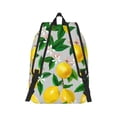 thumbnail image 6 of Rocae Lemon Seamless Pattern Oil Painting Effect for Durable Canvas Backpack Leisure Large Bag Travel Rucksack Multi-function Backpack Small, 6 of 8