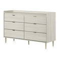 thumbnail image 2 of South Shore Hype 6-Drawer Dresser for Adult, in Winter Oak, 2 of 15