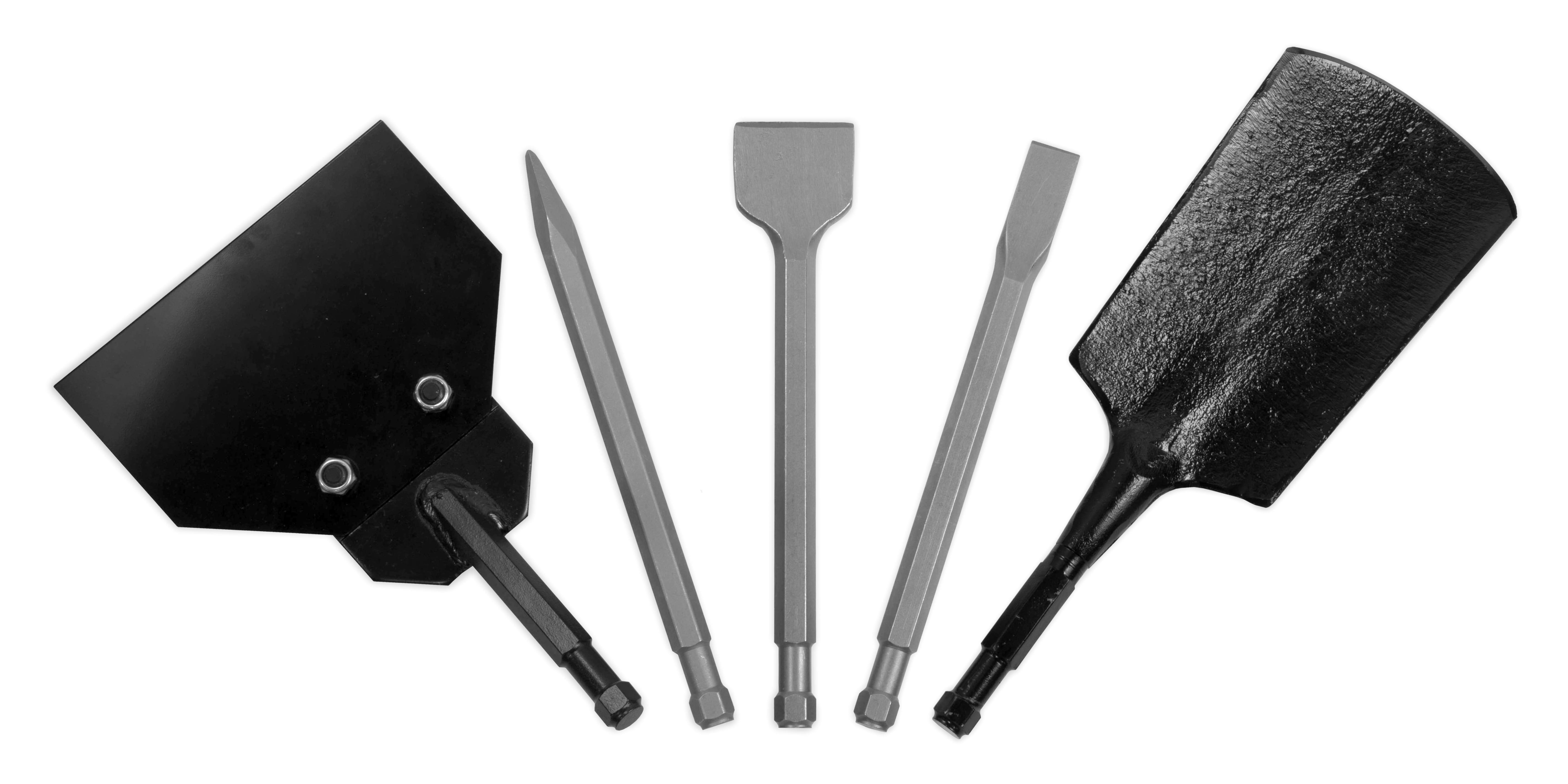 WEN 5-in-1 Pneumatic Multi-Function Tool with Scraper, Shovel, and Chisel Attachments