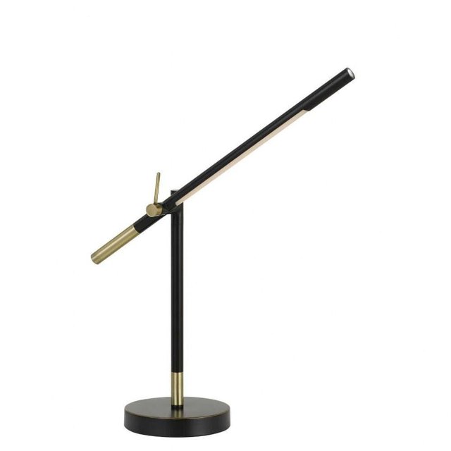 Lámpara de escritorio Cal Virton, metal, LED, 10 W, 780 lúmenes, 3000 K, ajustable