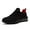 black red, variant on Larnmern Men's Non Slip Work Shoes Chef Restaurant Waterproof walking Sneakers Slip Resistant Breathable Shoes
