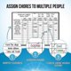 thumbnail image 3 of Magnetic Black Dry Erase Chore Chart For Multiple Kids And Adults: Fridge 17x12" - Responsibility Rewards Black Board For Toddlers Or Teenagers Zfu, 3 of 3