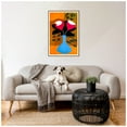 thumbnail image 3 of Amanti Art Strawberry Flowers Framed Canvas Wall Art Print, 3 of 9