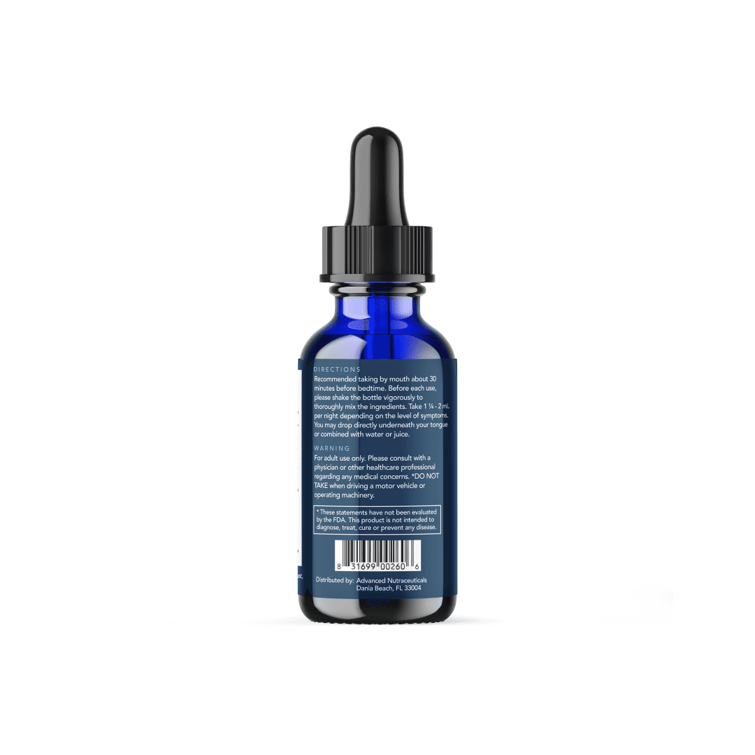 Avinol PM Sleep Drops – Natural Liquid Sleep Aid with Melatonin and Herbal Extracts – Berry Flavor – 2 fl oz