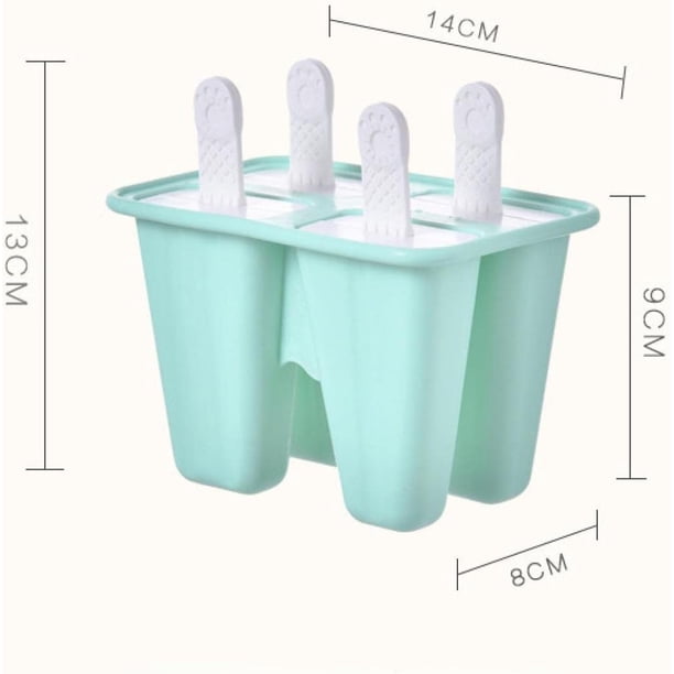 Molde para paletas, moldes para paletas, 3 piezas, moldes de silicona para paletas de hielo, sin BPA, molde para paletas, reutilizable, fácil liberación, fabricación de paletas de hielo