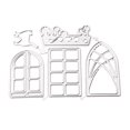 thumbnail image 4 of de 2 troqueles  de ventana de gato para cama de Courtyard Life para plantillas en relieve, papel para tarjetas, Gloria Troqueles de corte de tarjetas de álbum, 4 of 9
