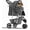 Black Polka Dots, variant on ZBAKF 3-Wheel Pet Stroller for Small & Medium Dogs and Cats, Foldable Travel Jogger with Breathable Mesh Cover, Safety Tethers, Cup Holder & Storage Basket, Lightweight Design-Lawn Green Polka Dots