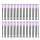 thumbnail image 1 of 50 Uds. Cepillo de pestañas de silicona, peine de pestañas desechable, aplicador de rímel, tipo bola púrpura, 1 of 6