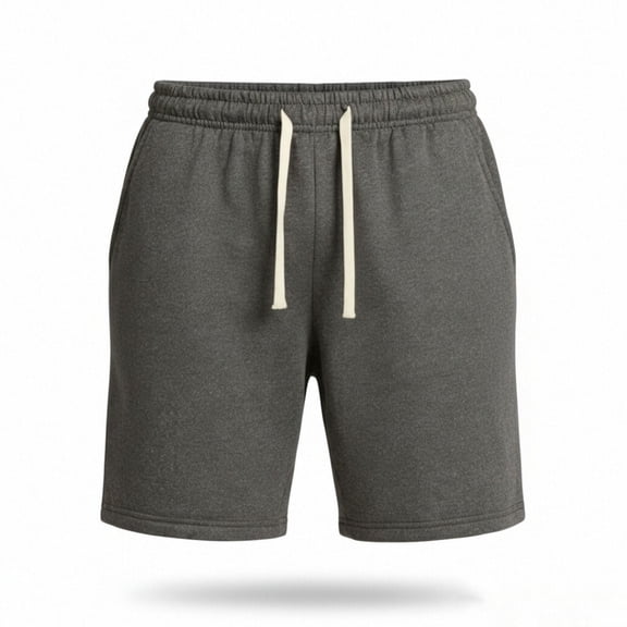 Lmueinov Men's Soft Casual Sweat Shorts Elastic Waist Adjustable Drawstring Lightweight Athletic Workout Lounge Shorts with Side Pockets, S-XXL