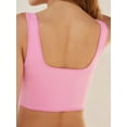 thumbnail image 6 of Biezeib Women's Summer Crop Tank Tops Solid Color Low Cut Slim Seamless Show Navel Vest Streetwear, 6 of 6