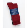 thumbnail image 2 of Calcetines de vestir Tommy Hilfiger, ligeros y cómodos para hombre, color burdeos, 2 of 6