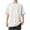 Beige, variant on Men's Casual and refreshing Color matching Cotton Short Sleeve Crew Neck T-Shirt