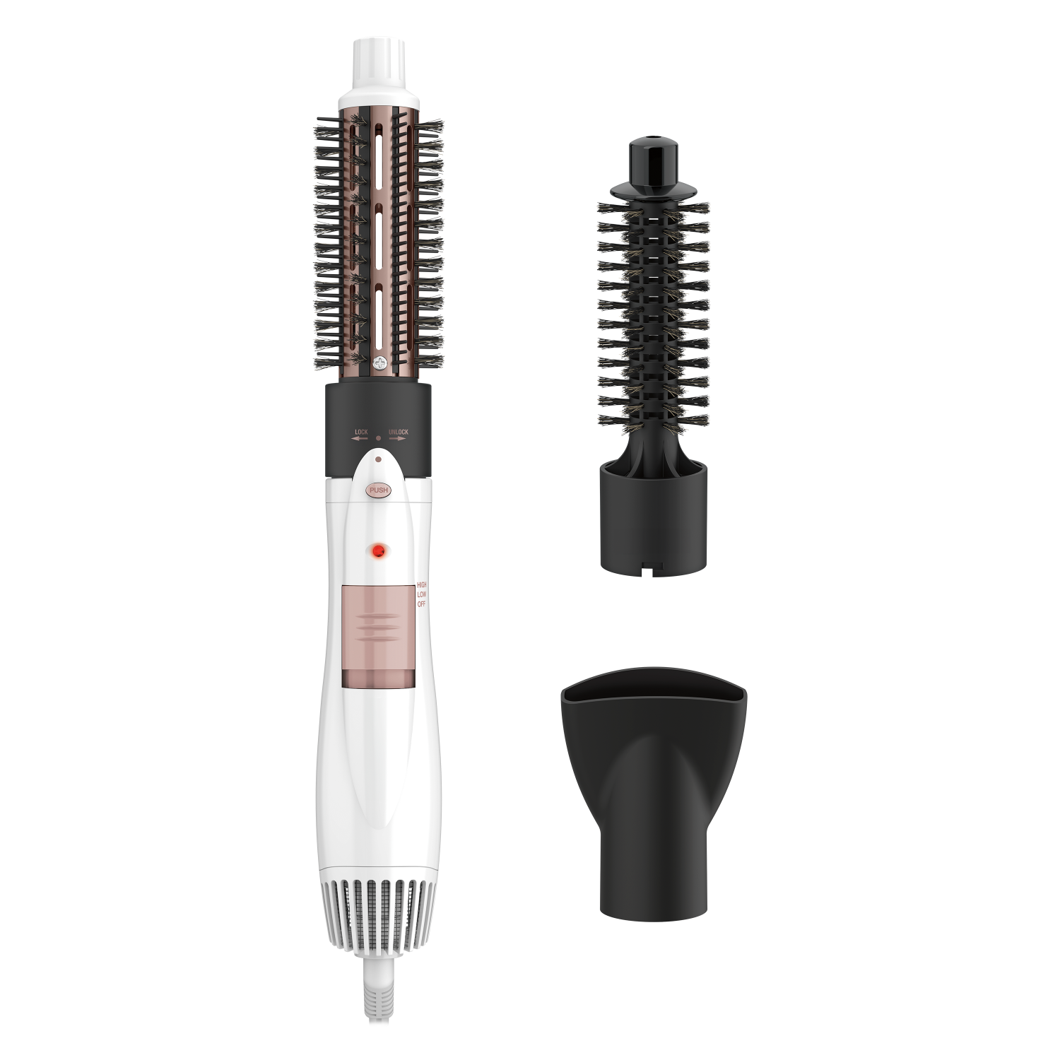 Conair Double Ceramic 3-in-1 Hot Air Brush, 1000W photo 1