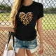 thumbnail image 2 of Camisetas de Manga Corta para Mujeres, Camiseta de Cuello Redondo Impresa de Moda, Primavera Y Verano Casual, 2 of 9