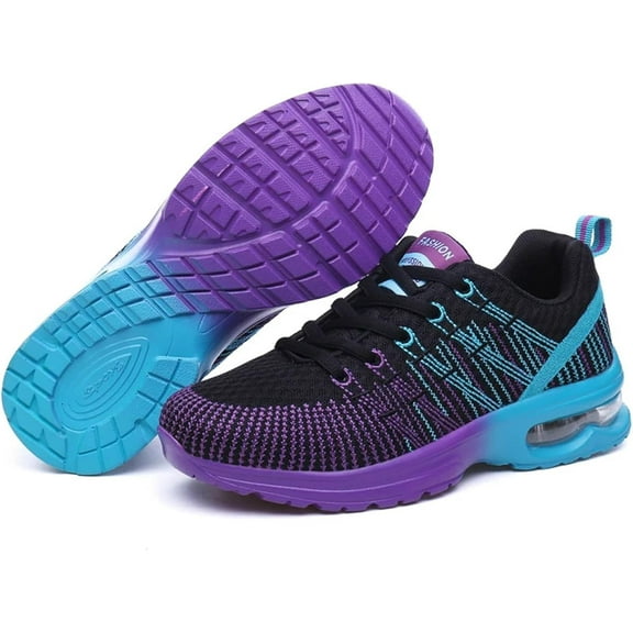 Orthopedic Walking Shoes for Women, Slip-on Light Air Cushion Mesh up with Arch Support Breathable Casual Shoes