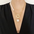 thumbnail image 3 of Xihbxyly Collares de Moda para Damas, Collares de Doble Capa, Joyería Femenina, Regalos Navideños, 3 of 6