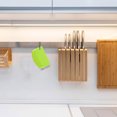 thumbnail image 3 of Multipurpose Kitchen Baking Helper, Flexible Plastic Bowl Scraper With Green Silicone Edge For Non-Stick Easy Cleaning, Dishwasher Safe Flat Dough Cutter, Oversized 2 Pieces, 3 of 6