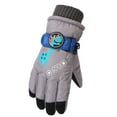 thumbnail image 5 of Ugoldhm Children Winter Ski Gloves - Thickened Fleece Lined Warm Snow Gloves for 6-10 Years, 5 of 8