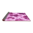 thumbnail image 2 of Ahgly Company Indoor Square Abstract Pink Modern Area Rugs, 5' Square, 2 of 4