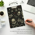 thumbnail image 5 of FMSHPON Skull Clipboard Hardboard Wood Nursing Clip Board and Pull for Standard A4 Letter 13x9 inches, 5 of 8