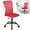 Red, variant on BIQWBIC Armless Office Chair Ergonomic Desk Chair No Arms Mesh Computer Chair Adjustable Height Task Chair Rolling Swivel Chair Small Chair Executive Chair with Lumbar Support, Red