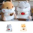 thumbnail image 3 of Almohada de hámster Down Cotton Plush Toy Strish Ripe Molly Cushion Cartoon Regalo lindo Decoración de la sala de niños Regalo para niños Guardurnaity WJ3812-02, 3 of 7