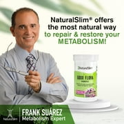 NaturalSlim Good Flora Probiotic Supplement for Digestive Health - 60 Capsules