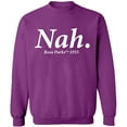 thumbnail image 2 of OXI Crewneck Sweatshirt - Nah Rosa Parks TM 1995, Basic Casual Sweatshirts for Men's and Women Fleece Sweatshirt Long Sleeve - Purple Small, 2 of 2