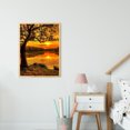 thumbnail image 3 of Cuadros Decorativos Kit de pintura de diamante 5D Sunset Lake Full Square Drill Rhinestone DIY Wall Arts DQrwqpou Nuevos Originales, 3 of 9