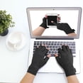 thumbnail image 3 of DISUPPO Gants de Compression pour Arthrite Soulage la Douleur des Rhumatoïdes, RSI, Tunnel Carpien, Gants Sans Doigts pour la Dactylographie et le Travail Quotidien, Soutien pour les Mains et les Articulations (m, Noir), 3 of 6