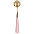 thumbnail image 1 of Creative Teaspoon, Stainless Steel Tableware, Flower Shaped Spoon with Ceramic Handle, Comfortable Grip, Rose Shaped for Dessert, Ice Cream, 1 of 8