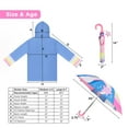 thumbnail image 3 of Rising Star Kids Jackets Set, 5-7 Years, Girls Rain Coat with Hood, Matching Kids Umbrella, Girls Rain Jacket in Rainbow/Stars Design, 3 of 6