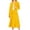 Mustard, variant on Women's Two Piece Set Solid Long Sleeve Casual Blazer Relaxed A-Line Midi Skirt