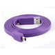 1.5M 4.9Ft USB A à Mini B Câble de Synchronisation de Données Universel Mâle 5Pin Violet – image 1 sur 1