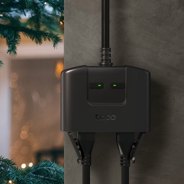 TP-Link Tapo Wi-Fi Smart Weatherproof Outdoor Dual Plug