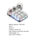 thumbnail image 2 of Teclado De Macros Programación Macro teclado personalizado RGB Bluetooth USB Gaming Teclado mecánico botón Likrtyny Para estrenar, 2 of 7