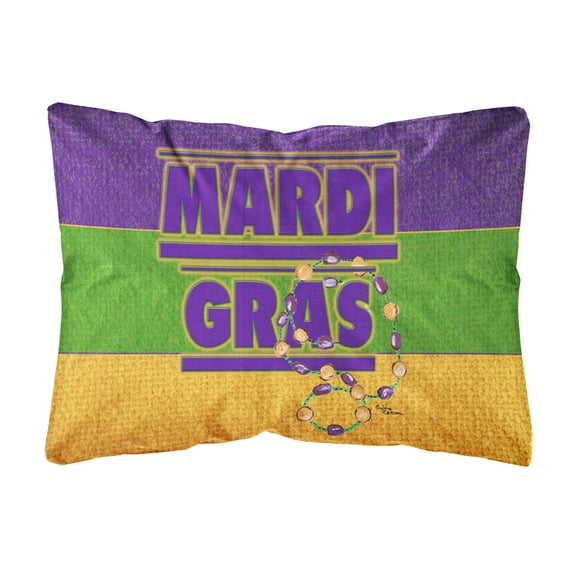 Mardi Gras Canvas Fabric Decorative Pillow