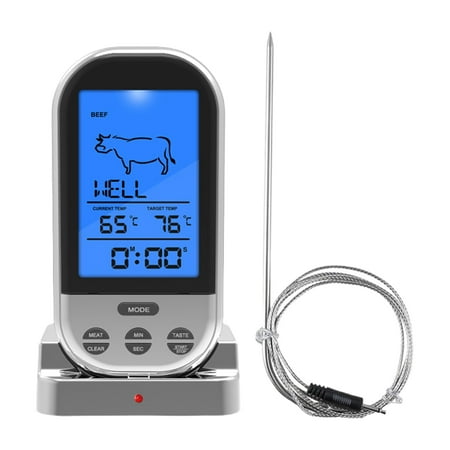 

Xiaobai Food Thermometer Alarm Function Heat Resistant High Precise Quick-measuring Temperature Wireless Food Thermometer Kitchen Supplies