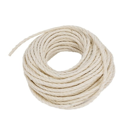 

6mm Natural Sisal Rope for Cat Tree Scratching Post Toys 20M