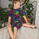thumbnail image 4 of Balery Bright Universe Conjunto de Pijama Infantil de Manga Corta con Estampado – Ropa de Dormir de Algodón Suave-X-Large, 4 of 6